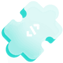 Smart contracts and DeFi building blocks icon