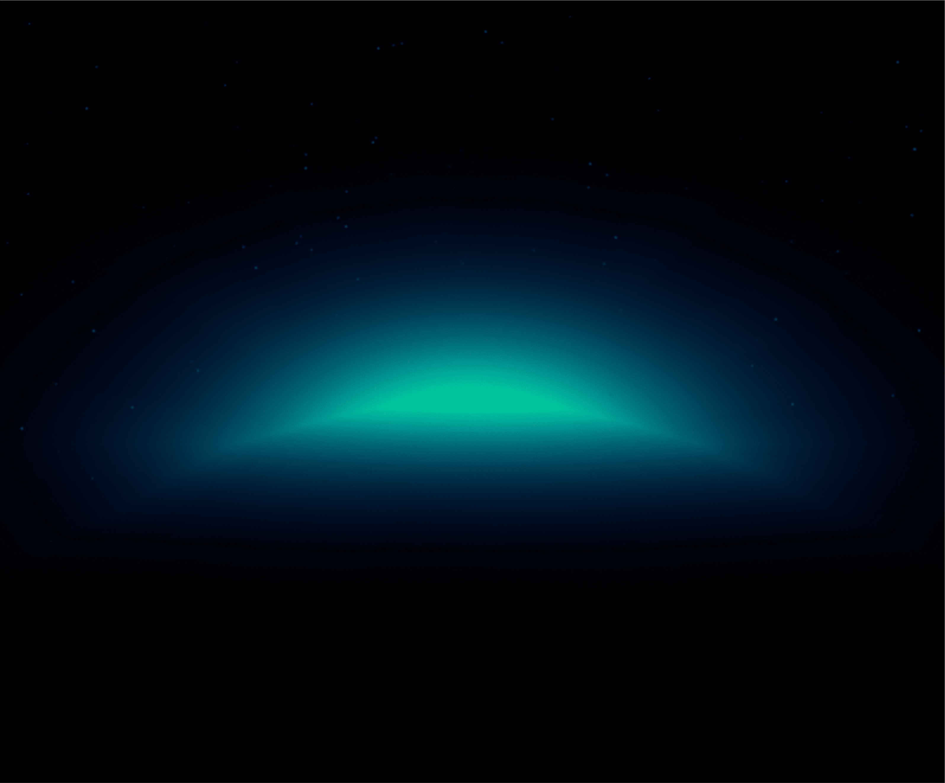 Blue sunset glow